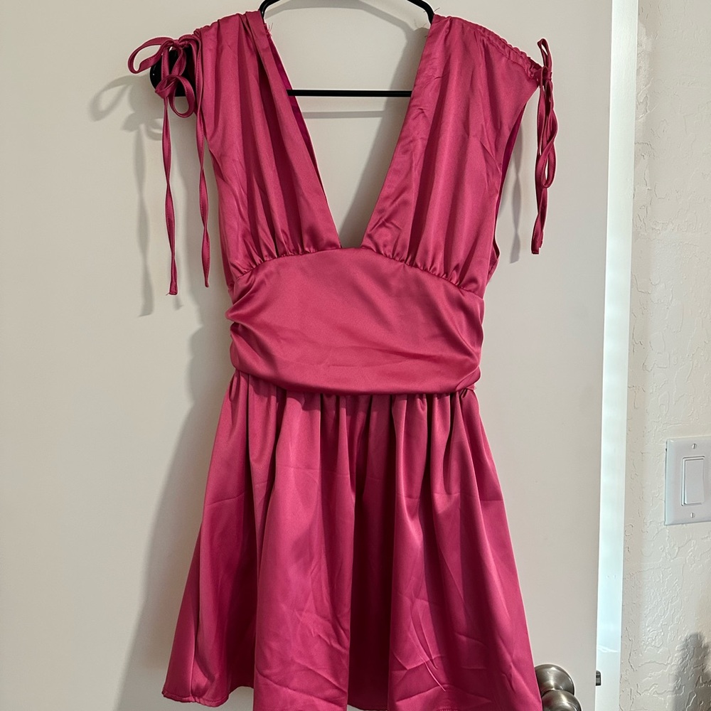 Pink Sleeveless Dress